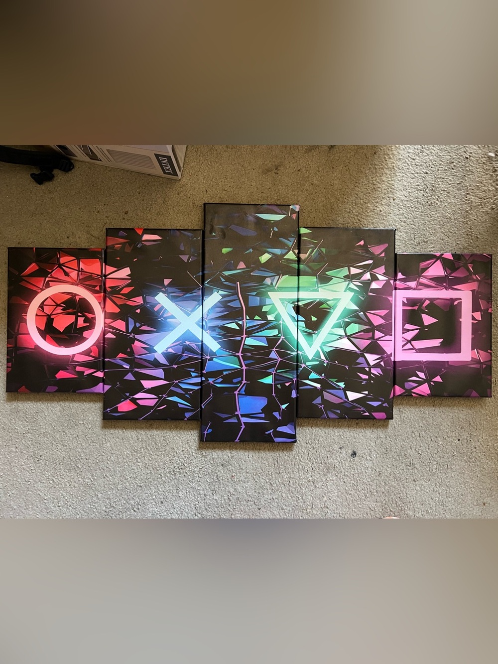 Neon Shape Wall Art
